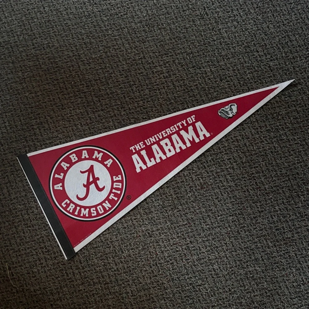 Wincraft Alabama Crimson Tide Red and White College Pennant